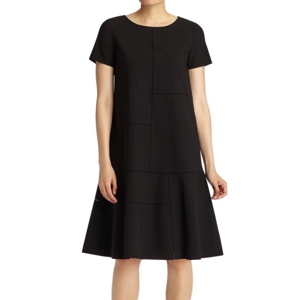 Lafayette 148 Rafaella Black Dress Size S